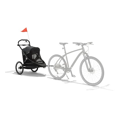 city prix&trade; jogger x bike trailer x shield bundle